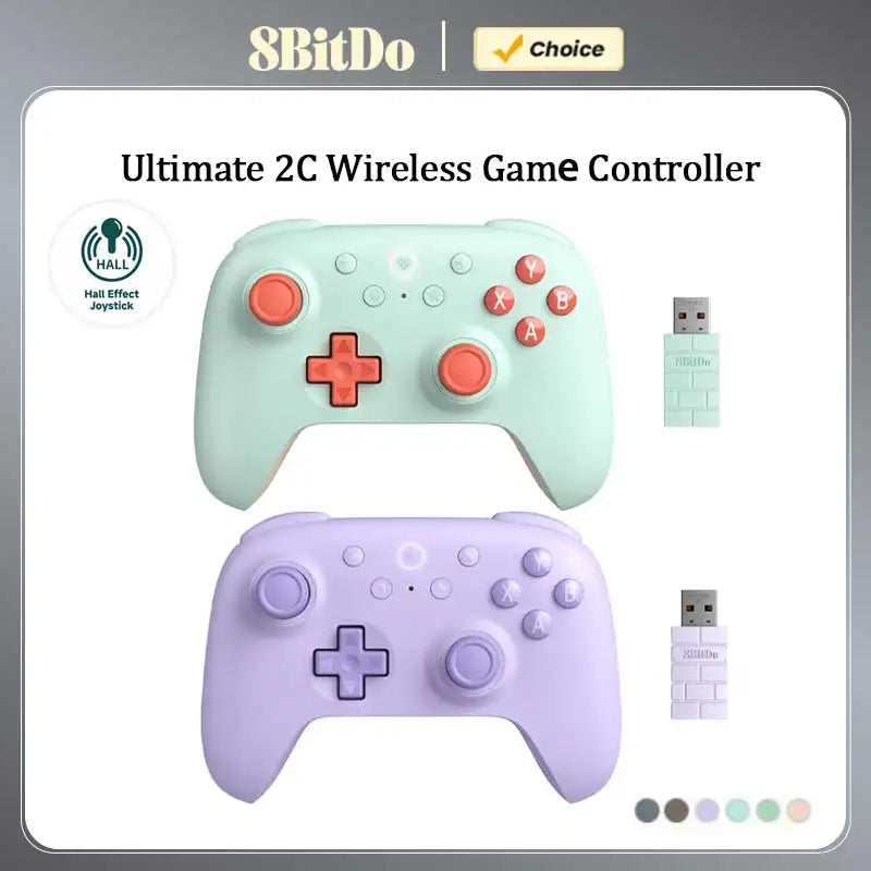 8BitDo Ultimate 2C Wireless Gaming Controller with Hall Effect - Smarsty