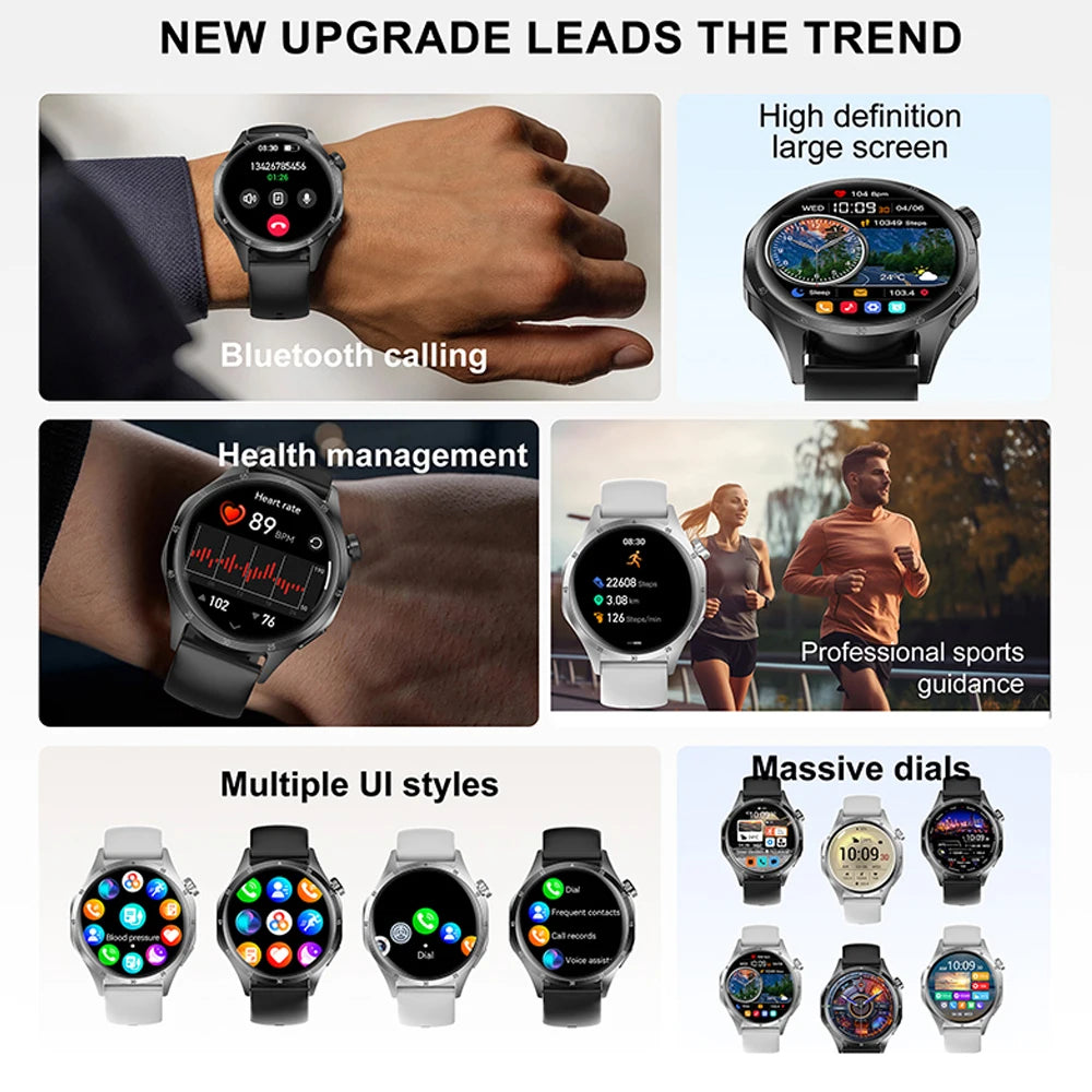GT5 Pro GPS Smartwatch with AMOLED Screen and Heart Rate Monitoring - Smarsty