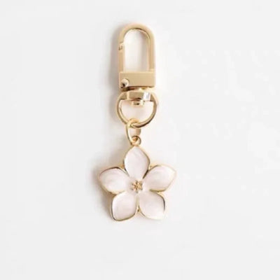 White Pear Blossom Keychain Cute Accessories Keychain Couple Matching  Keyrings Pendant Wholesale Items For Boutique - Smarsty