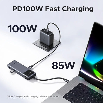 USB C Hub 6 In 1 4K60Hz PD100W ProDockingStation Adapter - Smarsty
