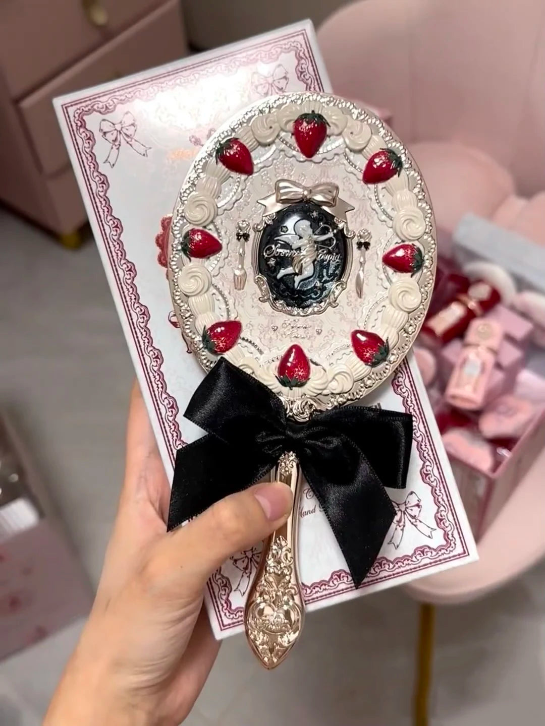 Flower Knows Handheld Mirror Moonlight Mermaid Design - Smarsty