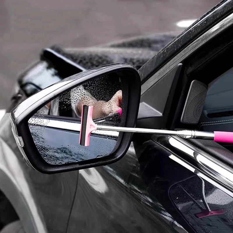 Telescopic Handle Rearview Mirror Wiper Cleaning Tool - Smarsty