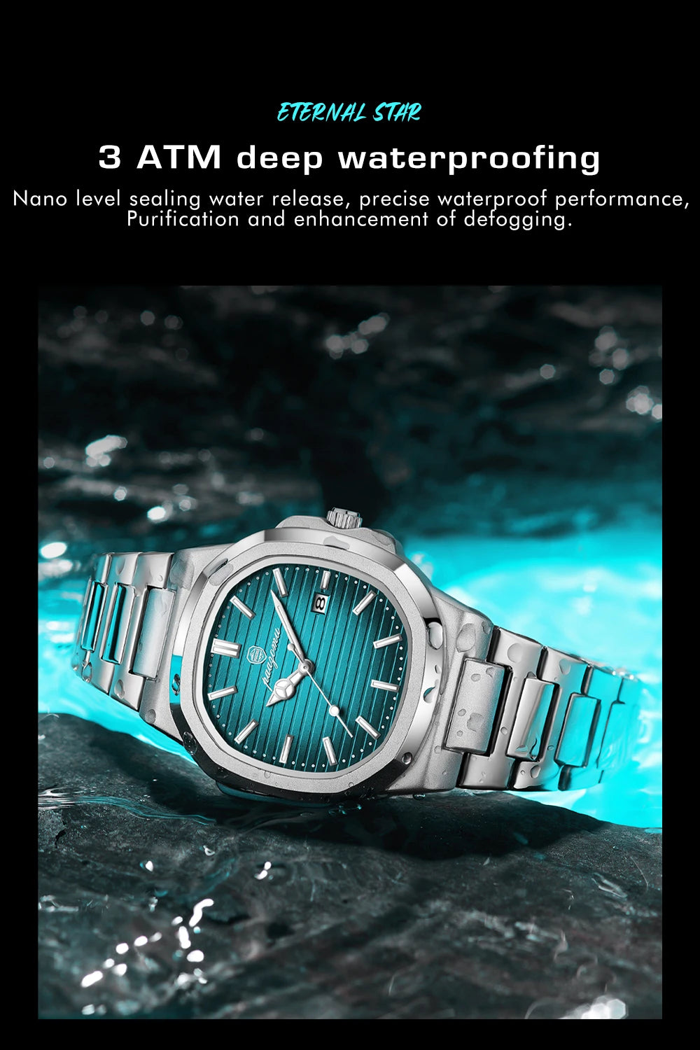 Luxury Waterproof Diver Watch for Men 30ATM - Smarsty