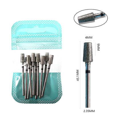 10 Piece Diamond Nail Drill Bit Set for Perfect Manicures - Smarsty