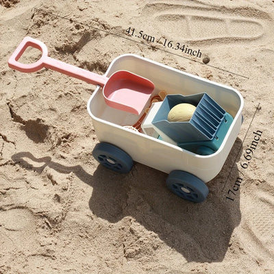 Beach Toys Sand Toys for Kids with Truck Car Sand Shovel Rake Sandbox Toys for Toddlers Kids Boys Cooking Pretend Play Kitchen by Smarsty