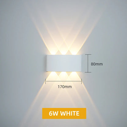 Waterproof Aluminum LED Wall Lamp for Indoor and Outdoor Use - Smarsty