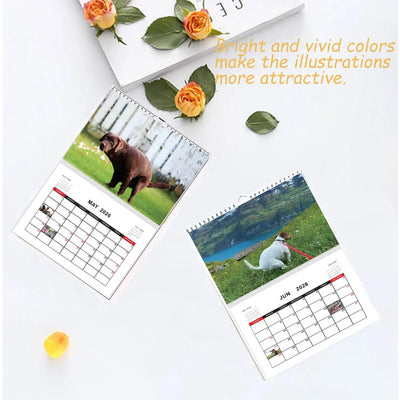 2026 Pooping Dog Calendar-Year Monthly Planner & Agenda Schedule Organizer Wall Calendar Funny Party Gag Gifts for Friends - Smarsty