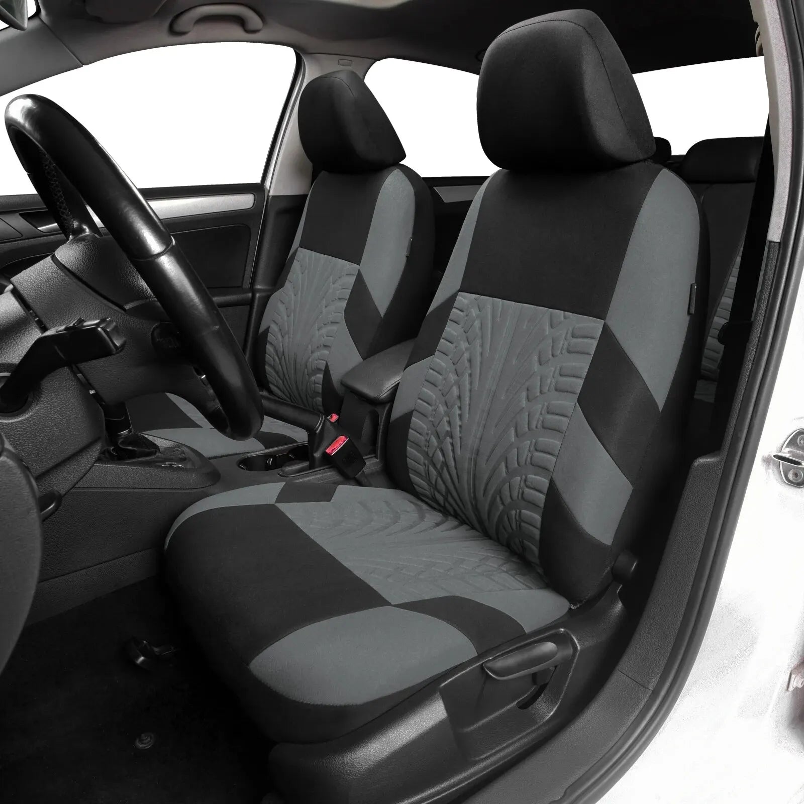 Universal Car Seat Covers Full Set Front And Rear Bench - Smarsty