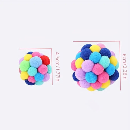 Durable Nylon Cat Plush Ball Toy for Engaging Play - Smarsty