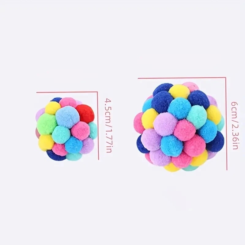 Durable Nylon Cat Plush Ball Toy for Engaging Play - Smarsty