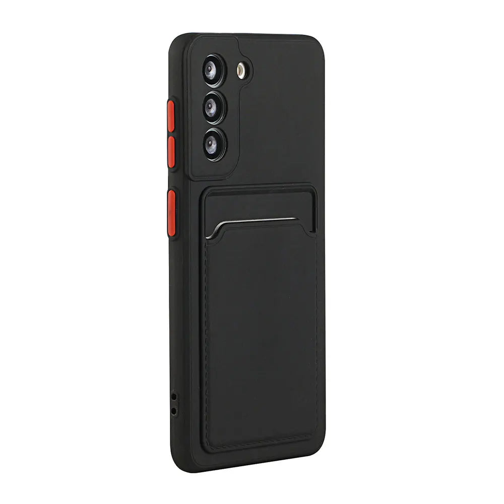 Card Slot Wallet Phone Case With Shockproof Bumper - Smarsty