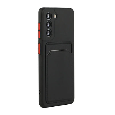 Card Slot Wallet Phone Case For Galaxy S Series Shockproof - Smarsty