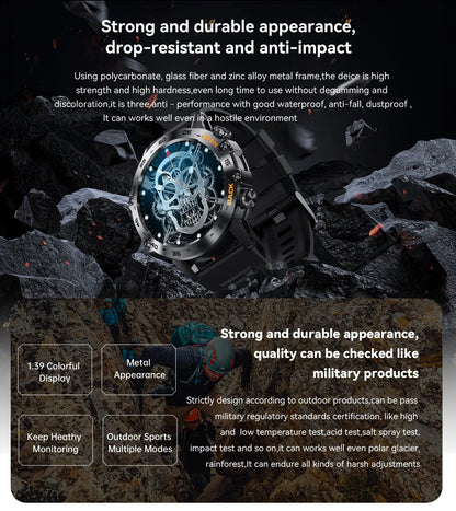 Bluetooth Call Smart Watch for Men with Fitness Tracker - Smarsty