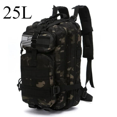 25L/50L Tactical Backpack Molle Bag Outdoor Bags Backpack for Hiking Camping Trekking Hunting Fishing GYM Bags Backpacks - Smarsty