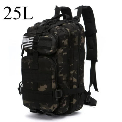 25L/50L Tactical Backpack Molle Bag Outdoor Bags Backpack for Hiking Camping Trekking Hunting Fishing GYM Bags Backpacks - Smarsty