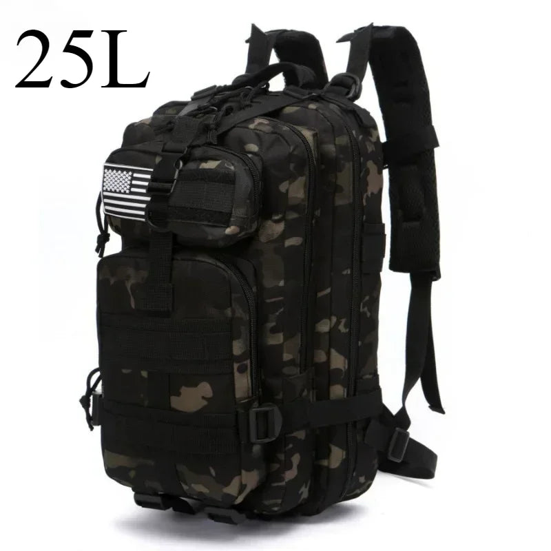 25L/50L Tactical Backpack Molle Bag Outdoor Bags Backpack for Hiking Camping Trekking Hunting Fishing GYM Bags Backpacks - Smarsty