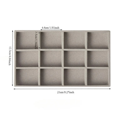 Velvet Jewelry Display Tray for Organized Storage - Smarsty