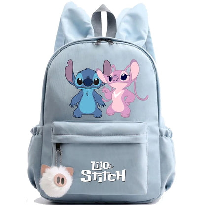 HOT Disney Lilo Stitch Backpack for Girl Boy Student Teenager Children Rucksack Women Casual School Bags Kids Birthday Gift Toy - Smarsty