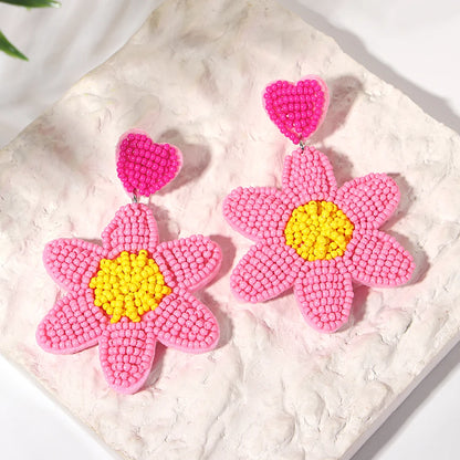 Handmade Bohemian Starfish Drop Earrings for Women - Smarsty