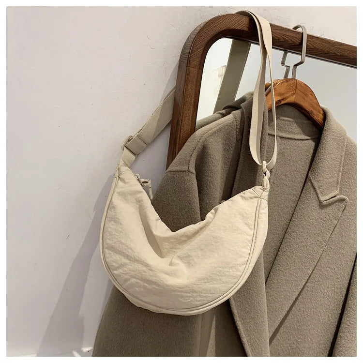 Casual Nylon Crossbody Bag for Women Large Capacity - Smarsty