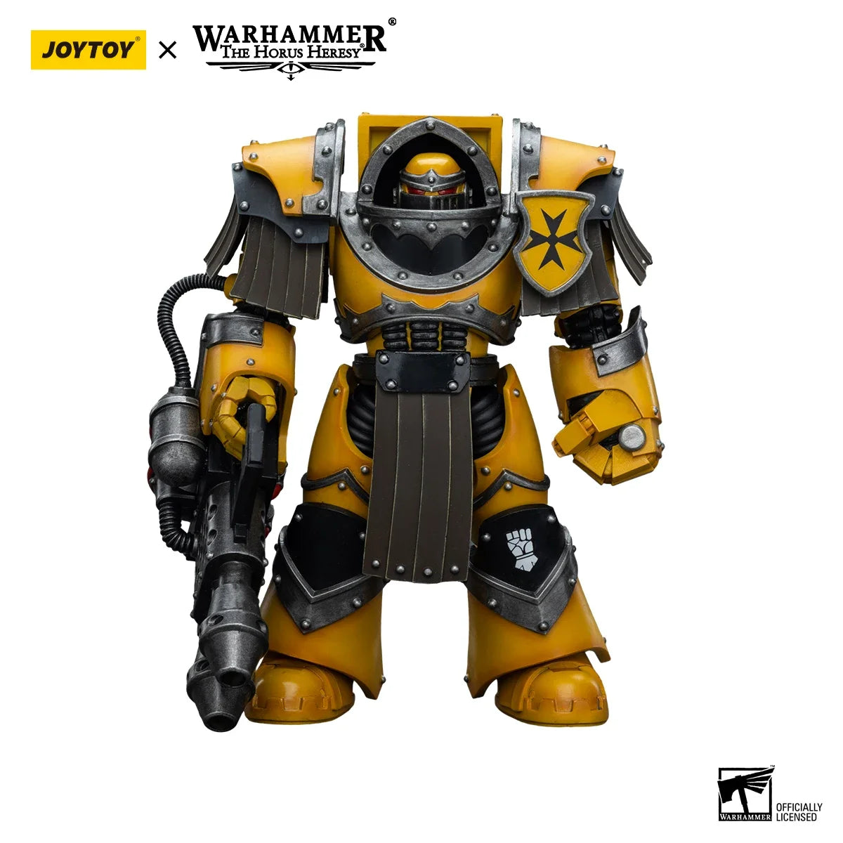 JOYTOY Warhammer 40k 1/18 Action Figures Anime 13.6cm Imperial Fists Legion Cataphractii Terminator Squad Collection Model Toys