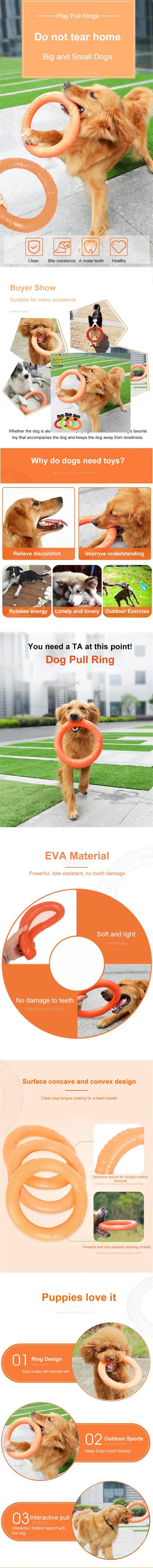 Interactive Dog Flying Disk Toy for Training - Smarsty