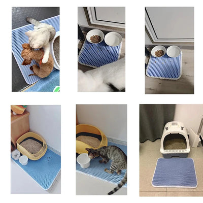 Waterproof Cat Litter Mat for Easy Cleanup - Smarsty