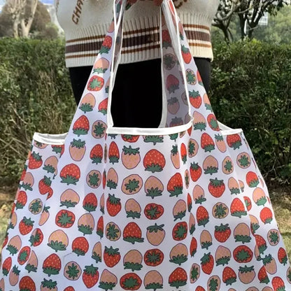 Large Reusable Shopping Bags Foldable Polyester Eco Friendly - Smarsty