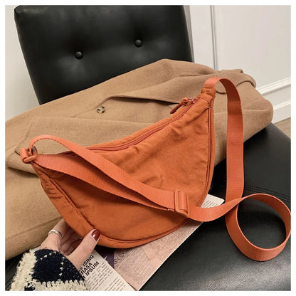 Casual Nylon Crossbody Bag for Women Large Capacity - Smarsty