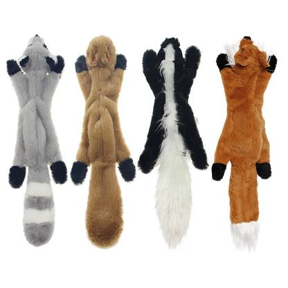 Durable Plush Dog Chew Toy with Squeakers - Smarsty