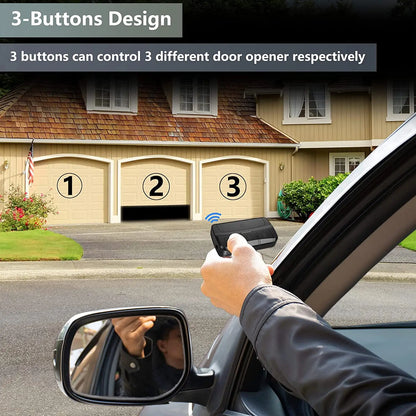 Universal Garage Door Remote Control with Clip - Smarsty