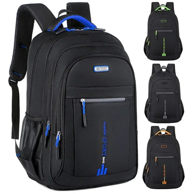 Men's Backpacks Oxford Waterproof Rucksack Business Computer Bag Casual Travel Backpack Senior High School Student Schoolbag - Smarsty