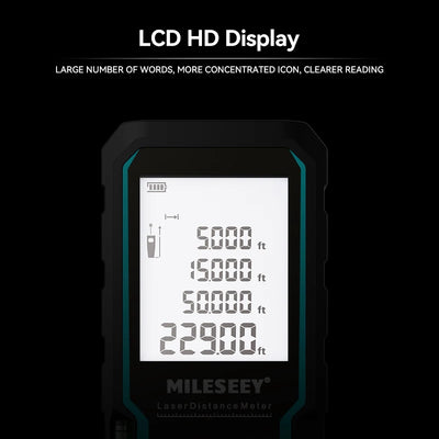 MILESEEY S6 Laser Tape Measure Accurate Distance Measuring Tool - Smarsty