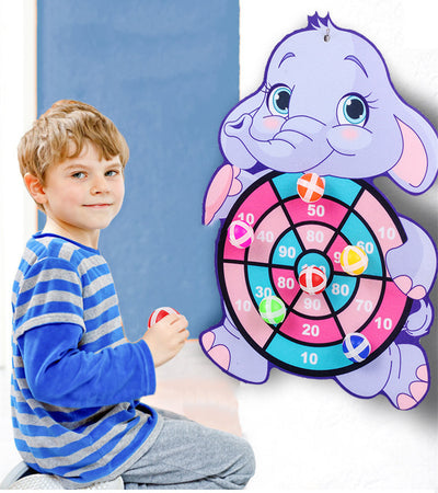Montessori Dart Board Target Sports Game Toys For Children 4 To 6 Years Old Outdoor Toy Child Indoor Girls Sticky Ball Boys Gift by Smarsty