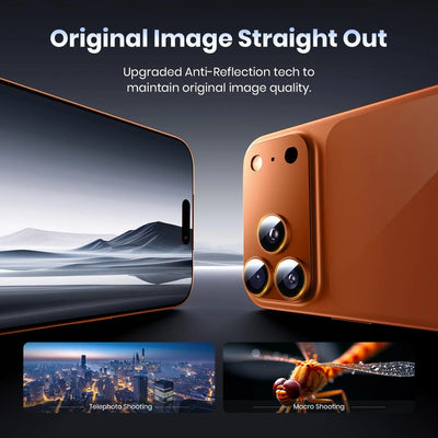 for iPhone 17 Pro Max 17Air Camera Lens Protector Strong Adsorption Metal 9H+ Tempered Glass Camera Screen Full Protective Cover - Smarsty