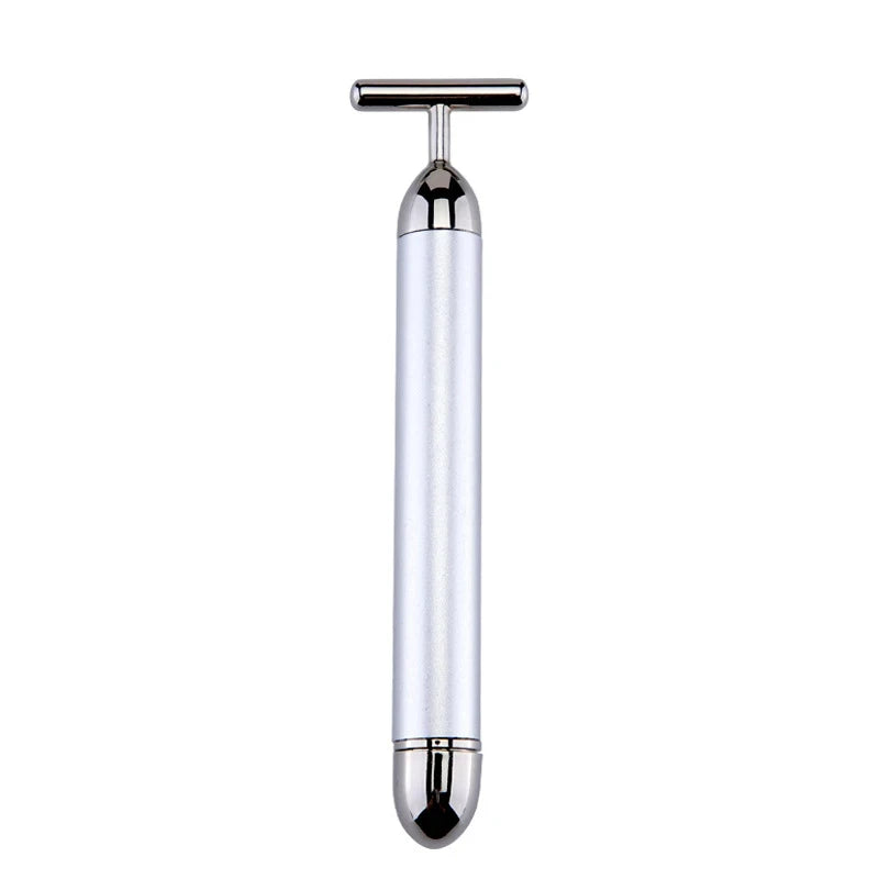 24K Gold Electric Face Roller for Youthful Skin - Smarsty