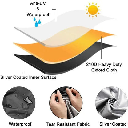 Waterproof Heavy Duty BBQ Grill Cover for Outdoor Protection - Smarsty