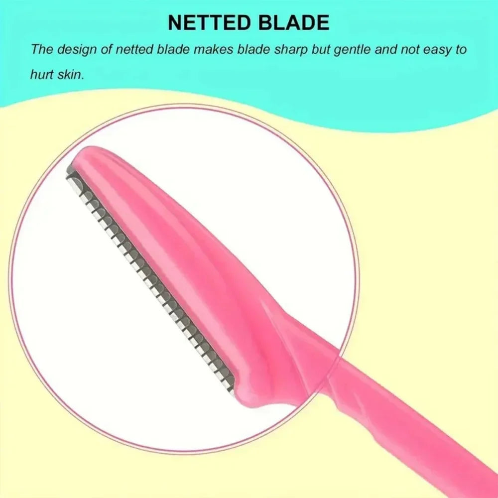 Eyebrow Razor Set with Precision Safety Covers - Smarsty
