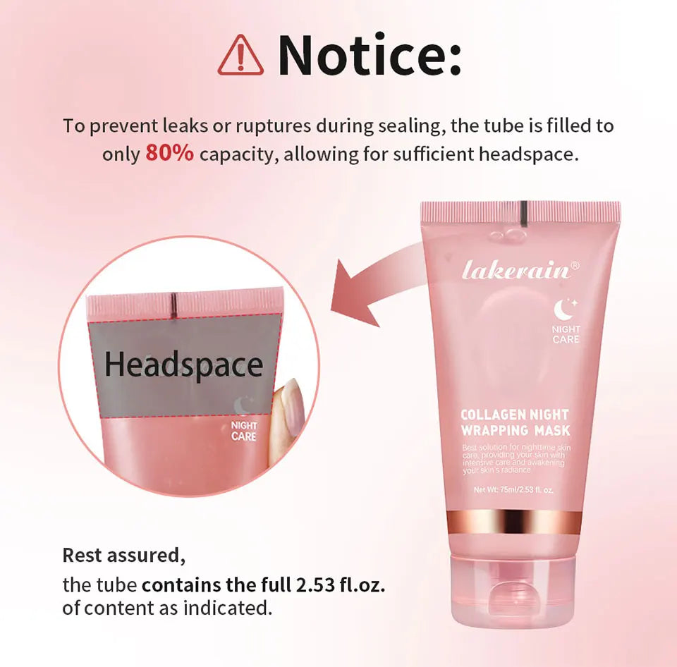 Night Collagen Wrapping Mask Rejuvenation Moisturizing Brightening Korean Face Mask Make Glowy Skin Elasticity Facial Mask - Smarsty
