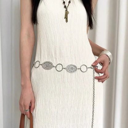 Bohemian Butterfly Tassel Waist Chain Adjustable Belt - Smarsty