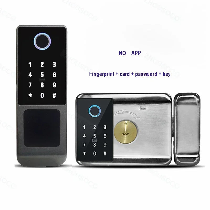 Waterproof Smart Door Lock with Bluetooth and WiFi Control - Smarsty