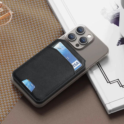 MagSafe Leather Wallet Case for iPhone Card Holder - Smarsty