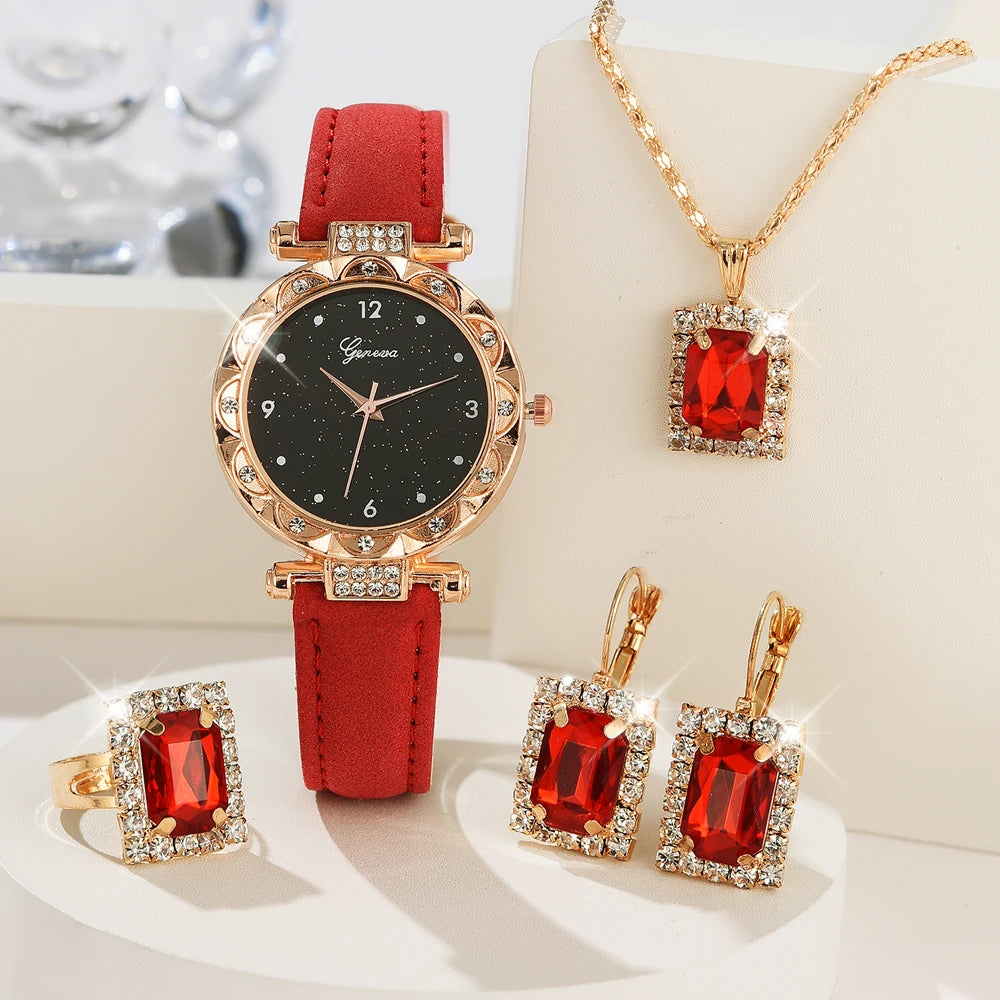 Luxury Rhinestone Women Watches Set for Elegant Style - Smarsty