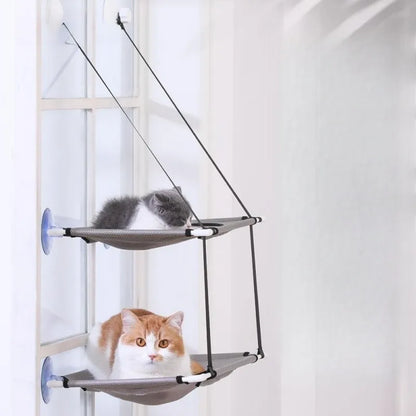 Cat Hammock Window Bed for Sunny Relaxation - Smarsty