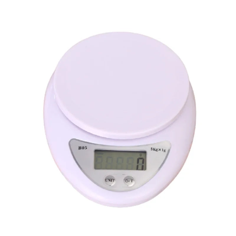 Portable Digital Food Scale with LED Display 5kg Capacity - Smarsty