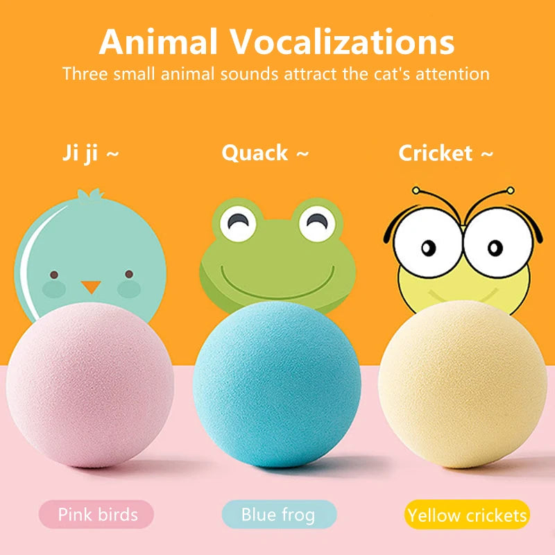 Smart Cat Rolling Ball Toys for Interactive Indoor Play - Smarsty