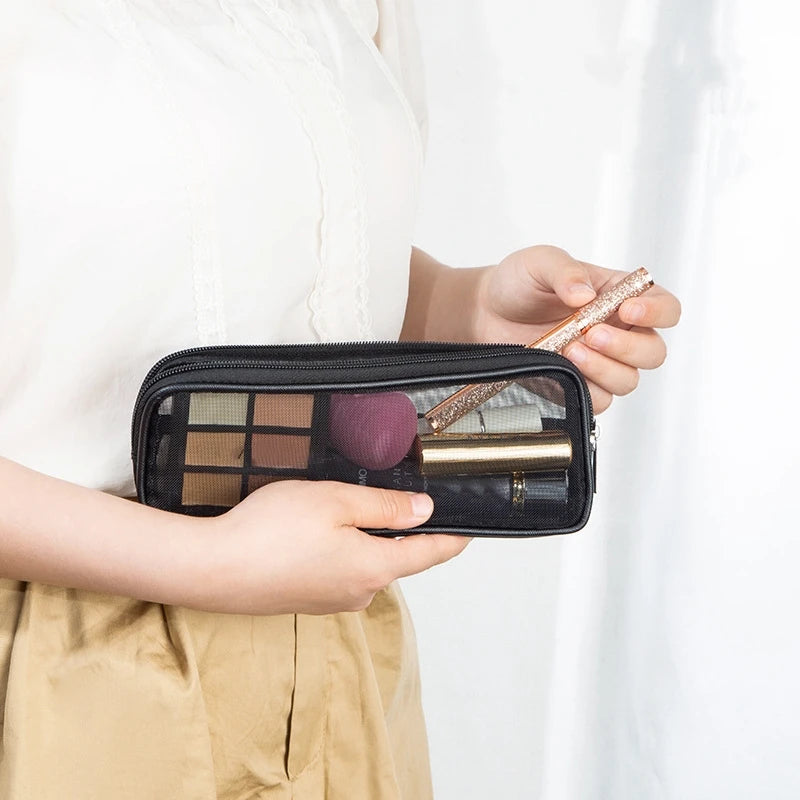 Makeup Brush Travel Case Cosmetic Toiletry Organizer Kit - Smarsty