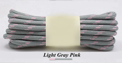 Round Climbing Shoelaces Hiking Walking Shoe Laces Work Boot Shoelace Outdoor Mountaineering Non Slip Duty Durable Shoestrings - Smarsty