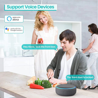 Waterproof Smart Door Lock with Bluetooth and WiFi Control - Smarsty