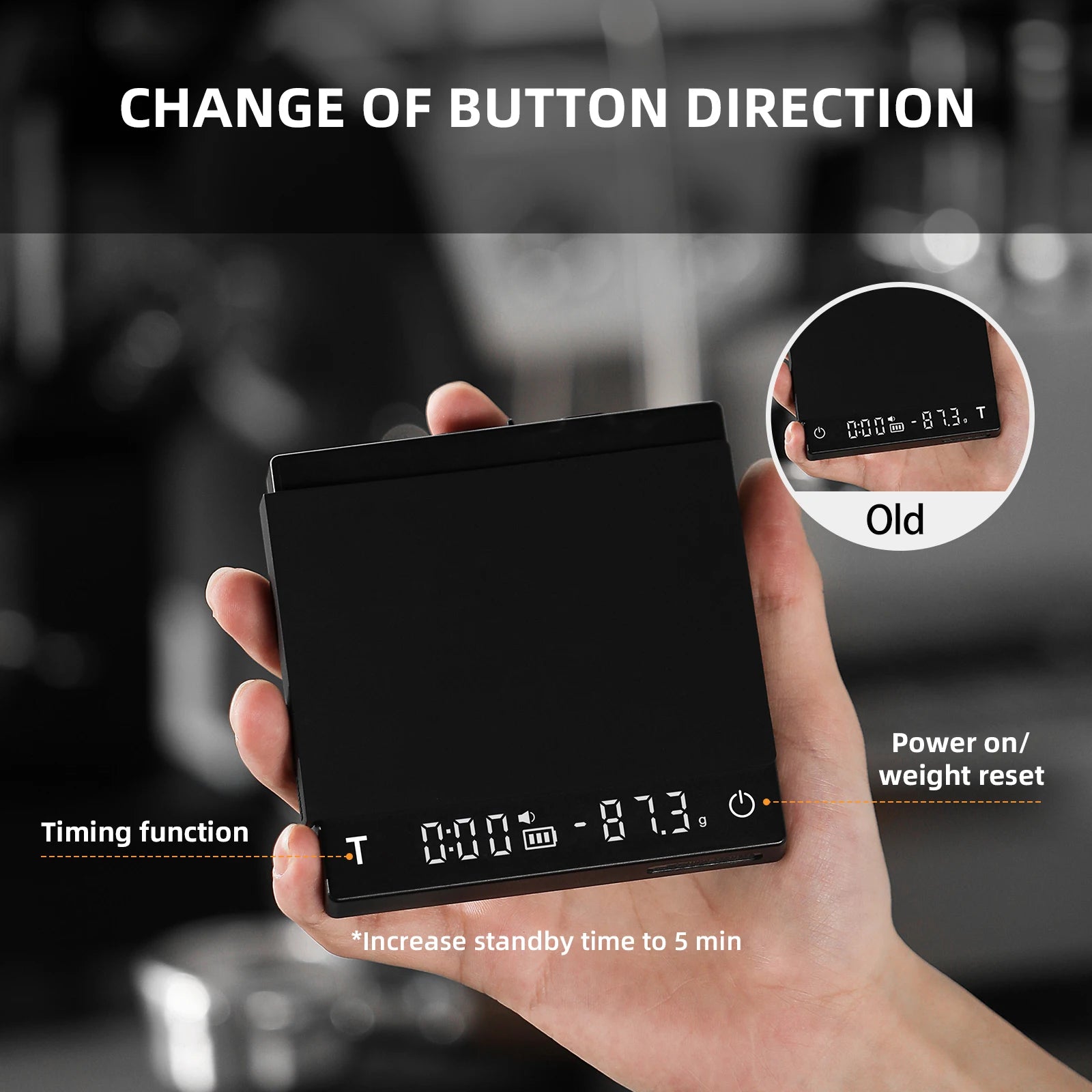 High Precision Digital Coffee Scale with LED Display - Smarsty
